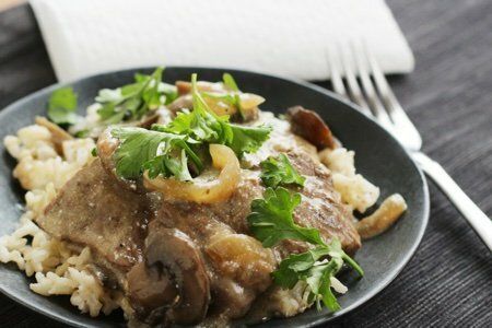 Slow Cooker Beef Stroganoff