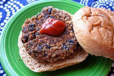 Black Bean and Oat Burger Recipe