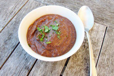 Blender Black Bean Vegan Soup