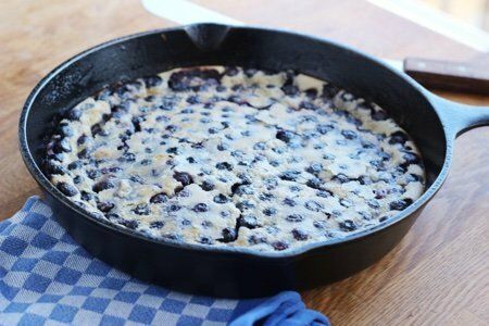 Blueberry Flan