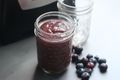 Blueberry Refrigerator Jam: No Canning!