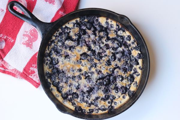 Blueberry Skillet Cake