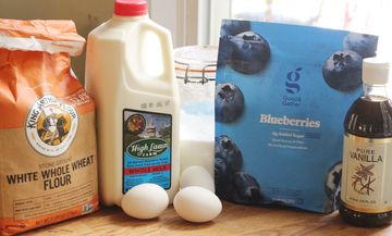 Blueberry Skillet Cake