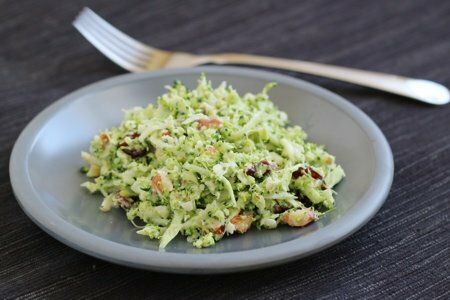 Lighter Broccoli Slaw