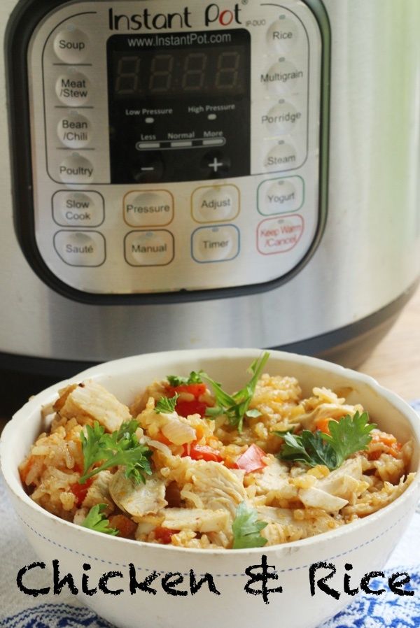 Light Instant Pot Chicken And Rice