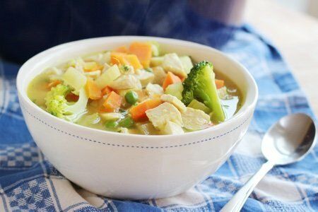 Low Carb Chicken Vegetable Soup
