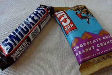 Clif Bar vs Snickers Bar