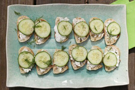 Cucumber Cream Cheese Bites