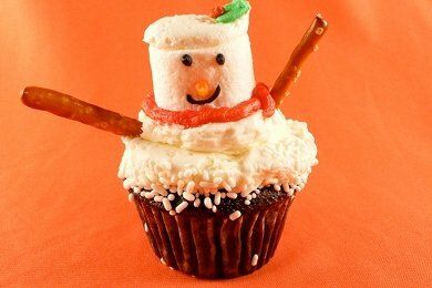 Snowman Cupcake