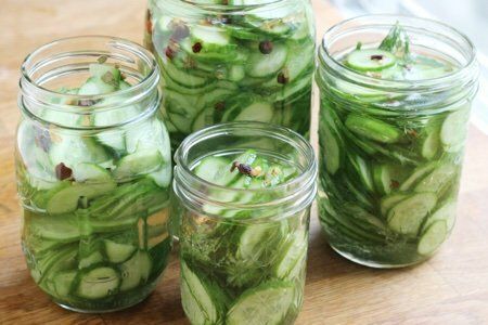 refrigerator dill pickles