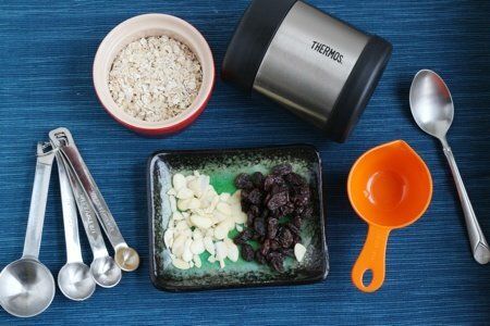 No cook healthy porridge with thermos 