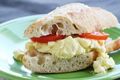 Egg Salad with Greek Yogurt and Dill Sandwich