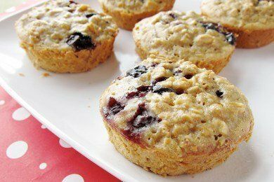 Healthy Blueberry Muffins