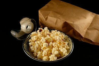 Homemade Microwave Popcorn