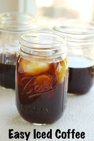 Easy Iced Coffee 4 icedcoffeepinterest.360