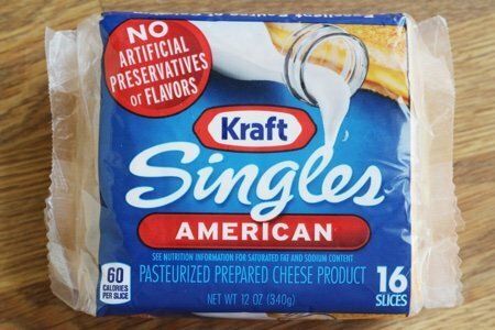 Weight Watchers Cheese Product, American Singles, American