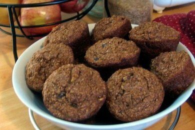 Apple Raisin and Bran Muffins