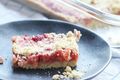 Low Sugar Rhubarb Bars