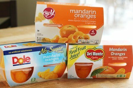 del monte mandarin orange cups