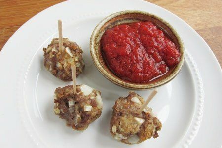 Healthier meatballs recipe