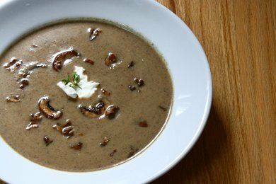 "Creamy" Wild Mushroom Soup