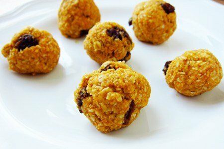 No Bake Pumpkin Oatmeal Cookie