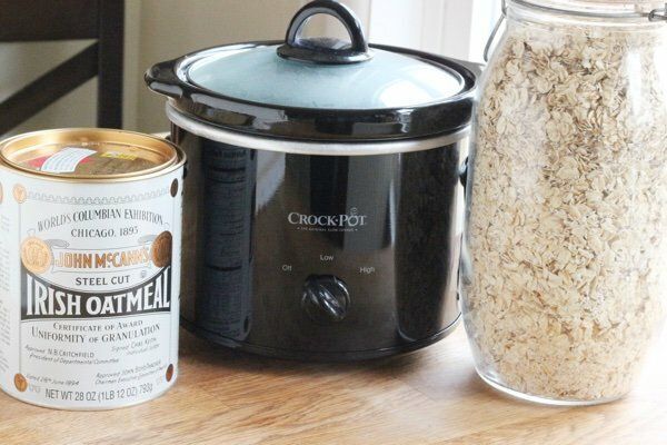 Crockpot Oatmeal with Old Fashioned Oats