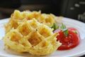 Waffle Iron Potato Cakes: Turn the Oven Off