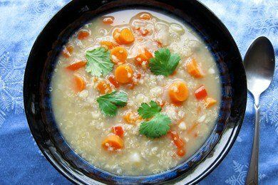 quinoa carrot soup