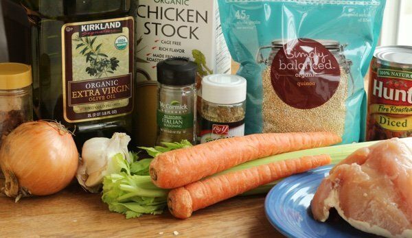 Slow Cooker Chicken Quinoa Soup