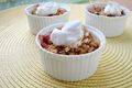 Light Rhubarb Strawberry Crisp