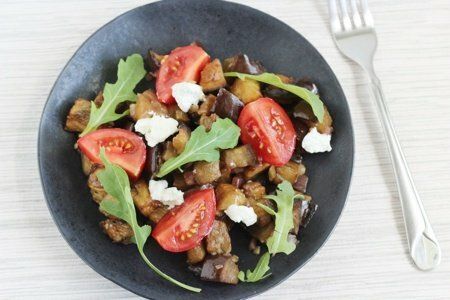 Roasted Eggplant Salad