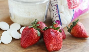 Strawberry Santa Hats