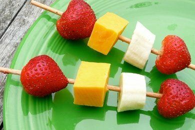 Kid's Healthy Snack on a Stick