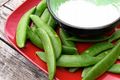 Sugar Snap Peas and Cheese