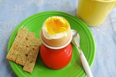 Soft-Boiled Eggs in an Egg Cooker