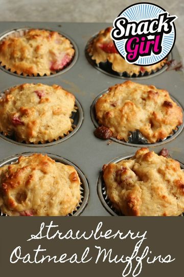 strawberry oatmeal muffins.360