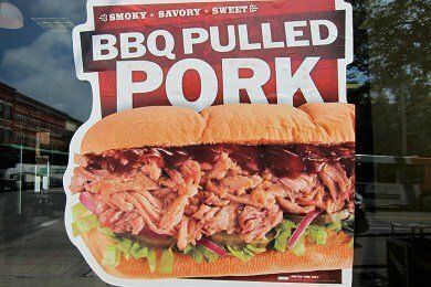 Subway BBQ Pulled Pork Sandwich