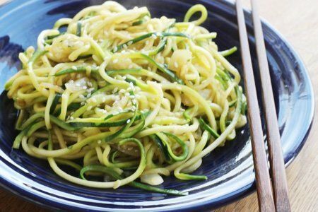 Stir Fry Zucchini Noodles