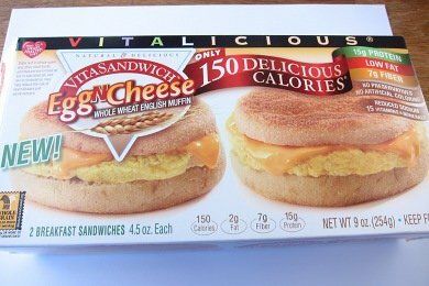 Vitalicious Egg-N-Cheese Sandwich Review