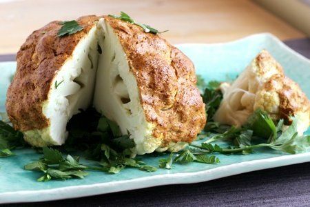 Whole Roasted Cauliflower