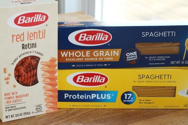 barilla whole grain pasta nutrition label