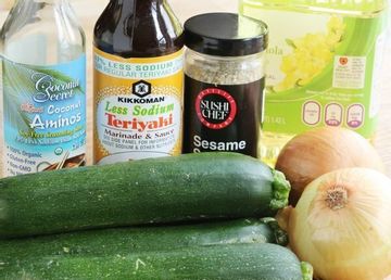 Stir Fry Zucchini Noodles